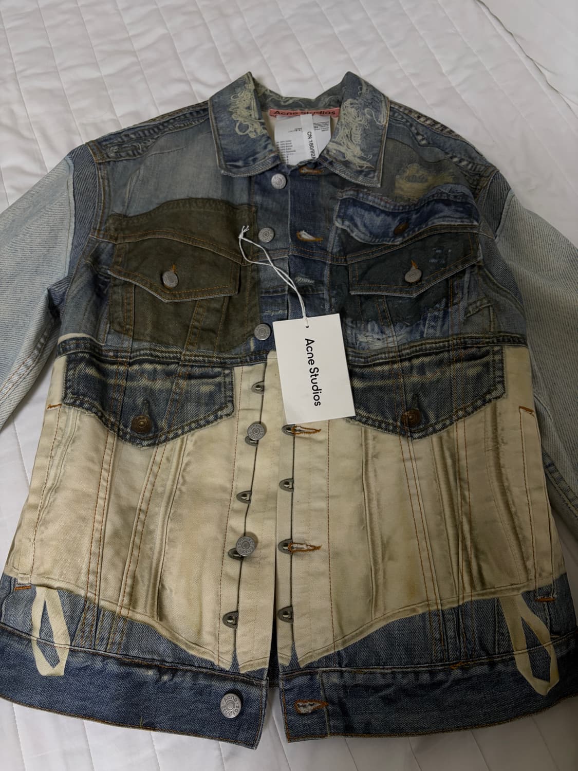 새상품) 아크네스튜디오 트롱프뢰유 데님 자켓 46 사이즈 상품이미지1