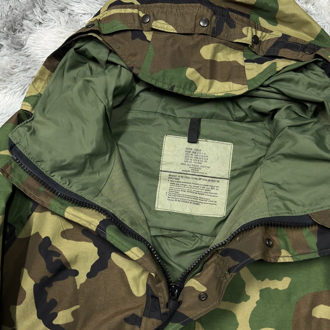 미군 1세대 우드랜드 고어텍스 야상파카  상품이미지3