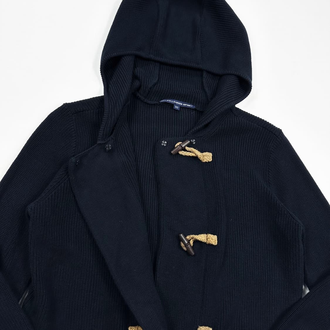 폴로 랄프로렌 RL 블랙 떡볶이 니트 가디건 (S 여성추천) 상품이미지4