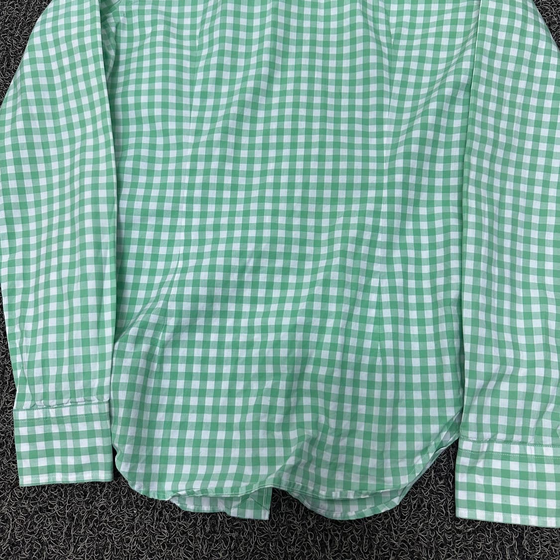 POLO 폴로 랄프로렌 여성 체크 패턴 셔츠 그린 상품이미지7