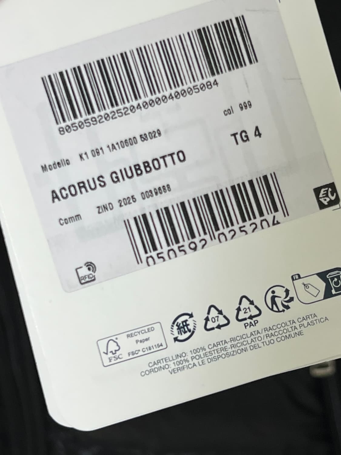 [정품] 25FW 4size 몽클레어 아코루스 경량패딩 블랙 상품이미지4