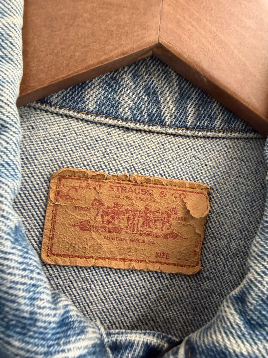 N188. Usa 리바이스 청자켓 데님자켓 상품이미지2