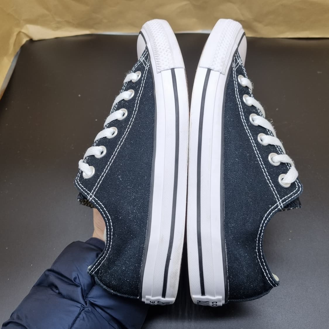 컨버스 올스타 블랙 스니커즈 245 상품이미지5