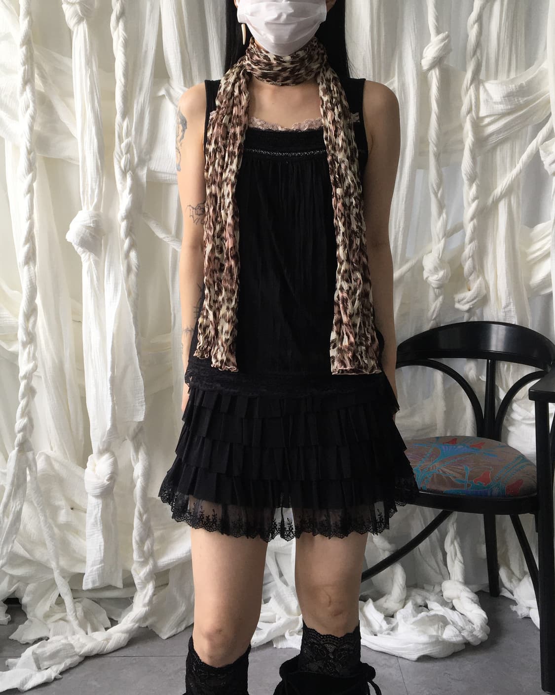  leopard pattern scarf 상품이미지4