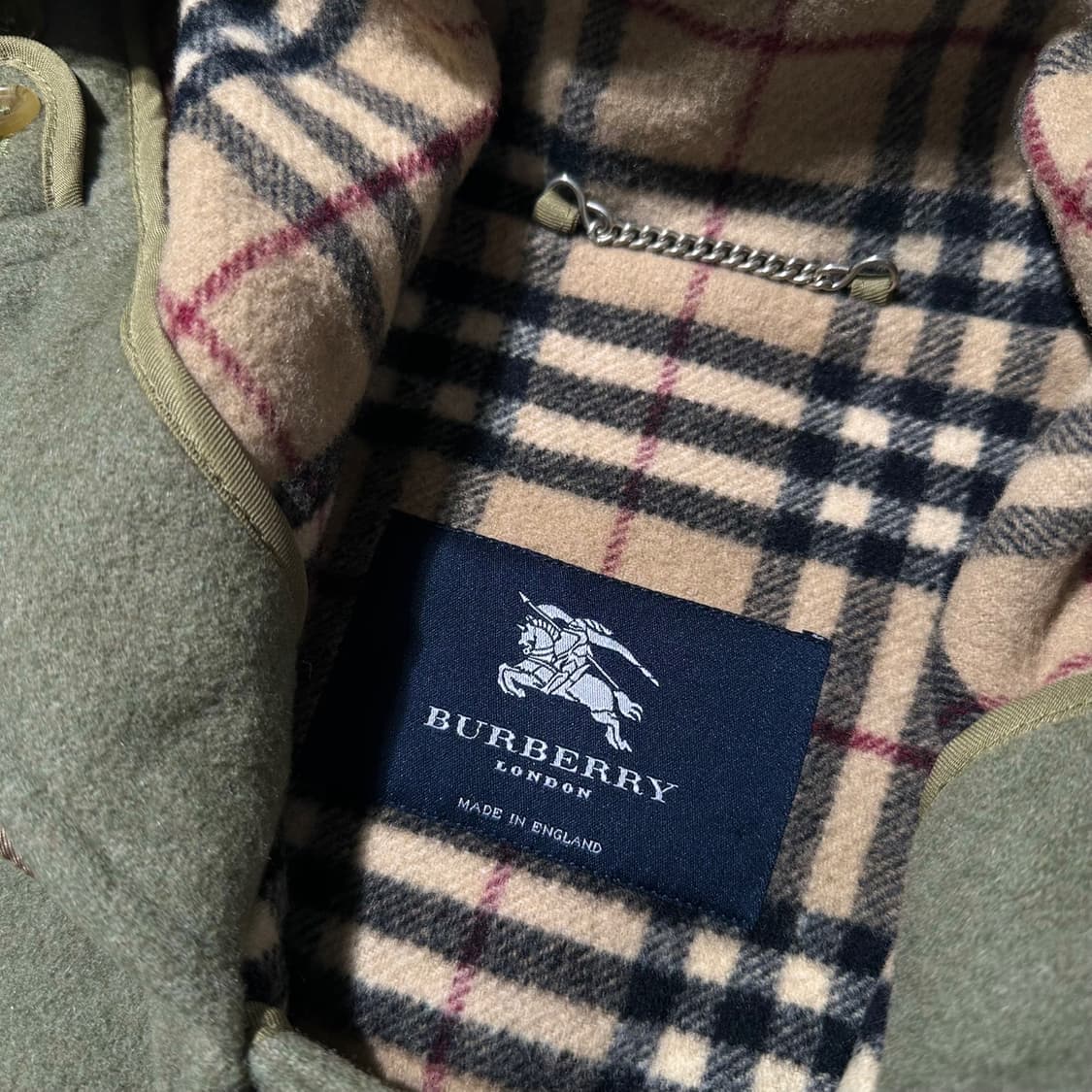버버리 노바체크 라이닝 더플 코트 상품이미지5