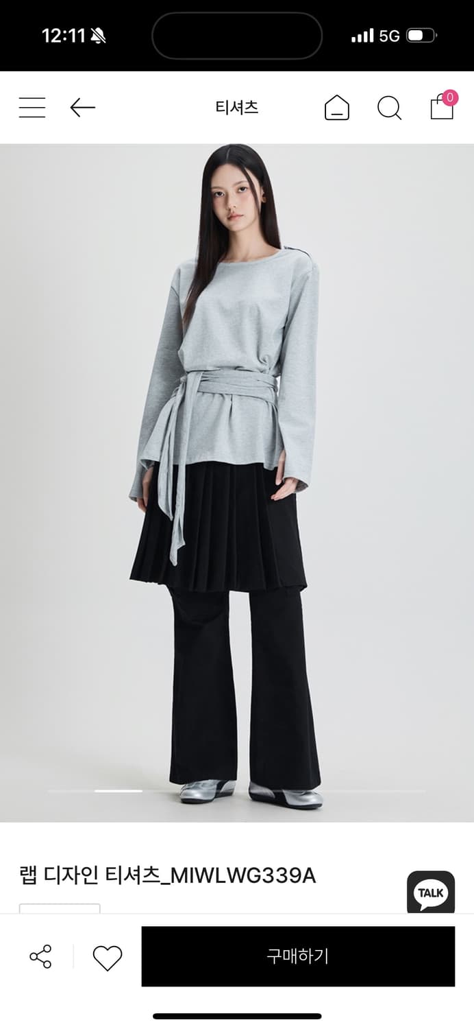 Mixxo 랩 디자인 티셔츠_MIWLWG339A 상품이미지2
