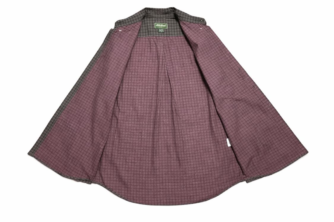 JPN 00s 일본빈티지 Y2K 에디바우어 브라운 빈티지 체크 셔츠 상품이미지3