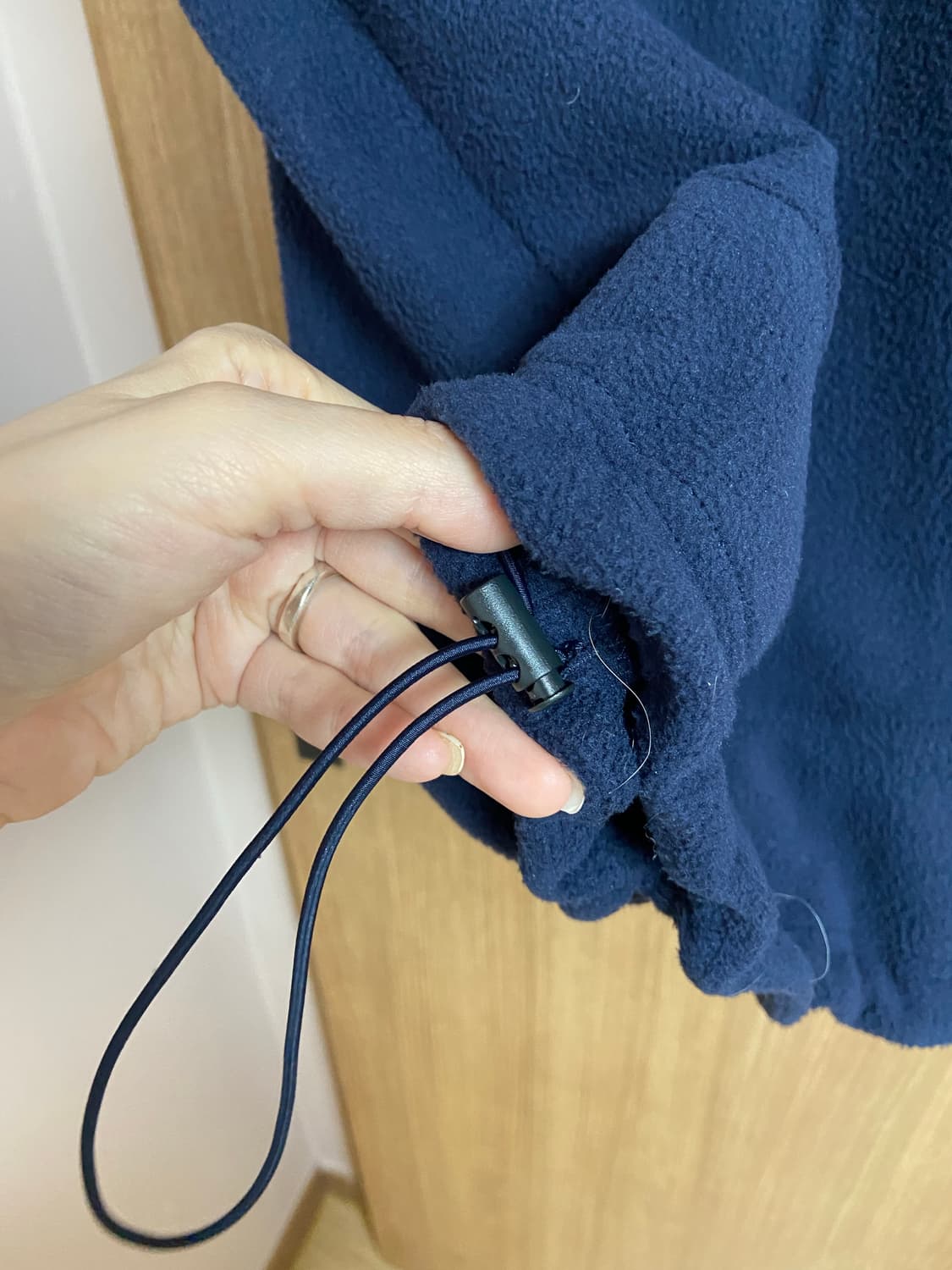 AEAE 에이이에이이 벌룬 플리스 스커트 네이비 상품이미지3