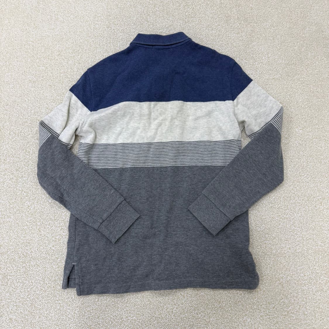 100 빈폴 컬러블록 카라 티셔츠 0129T1 상품이미지2