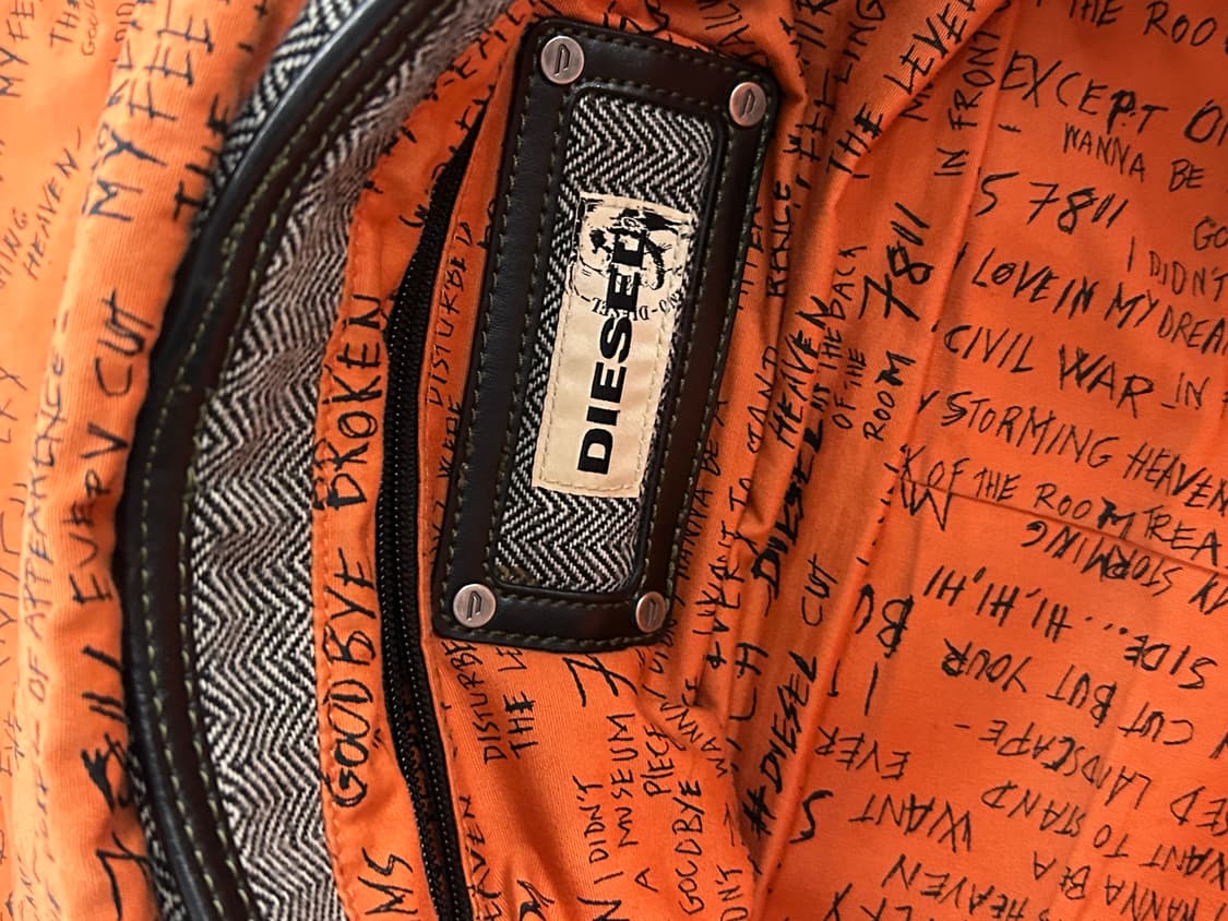 디젤 헤링본 메신저백 크로스백 상품이미지5