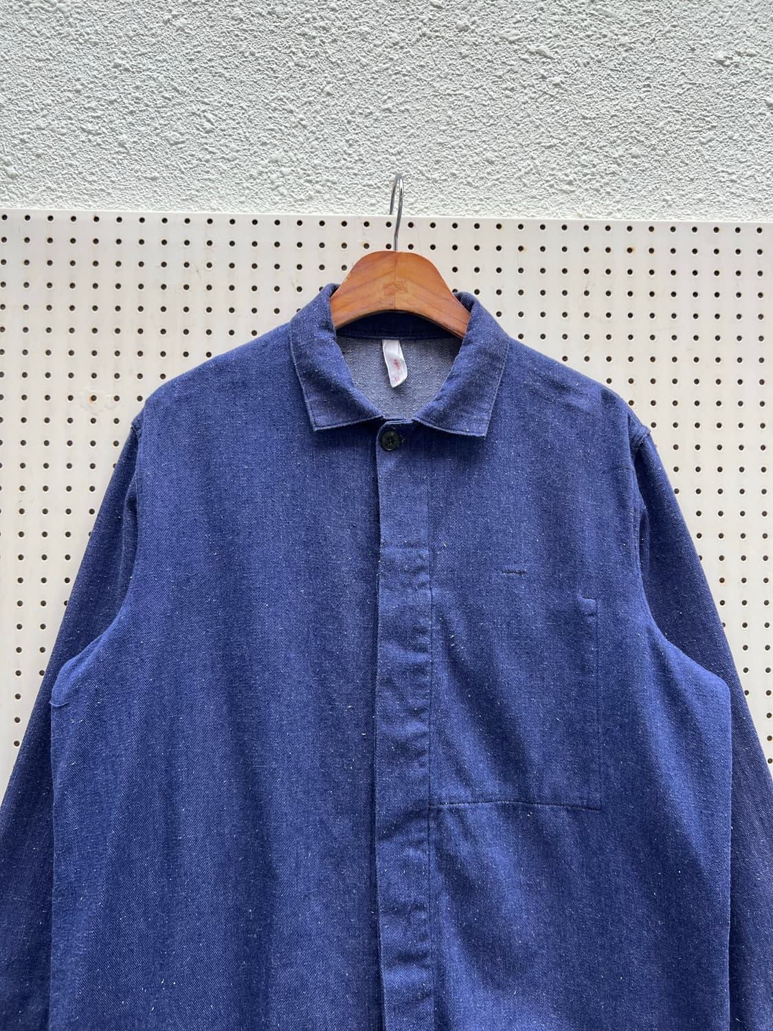 OLD EURO HAIRY DENIM VINTAGE 데님프렌치워크자켓 상품이미지4