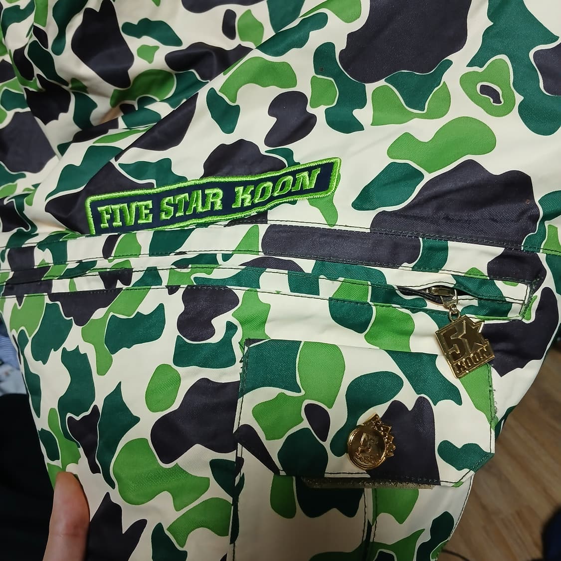 파이브스타쿤 베이프맛 카모 보드 패딩 스키 점퍼 자켓 실물 좋음 상품이미지4