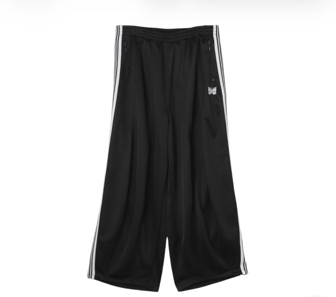 니들스 H.D. 트랙 팬츠 폴리 스무스 블랙 화이트 상품이미지1