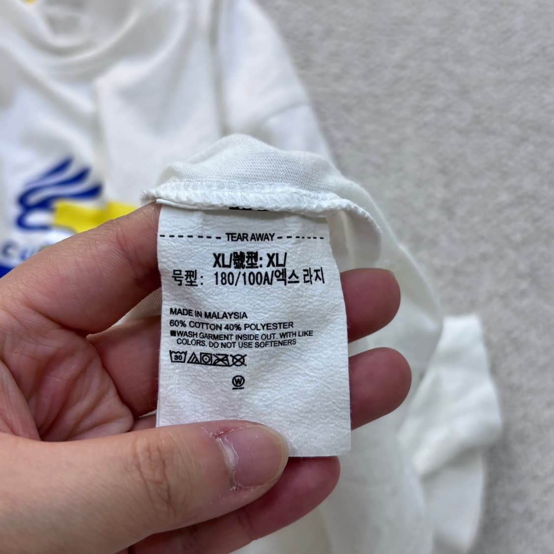 XL 언더아머 남성 커리 농구 반팔 티셔츠 0609E 상품이미지4