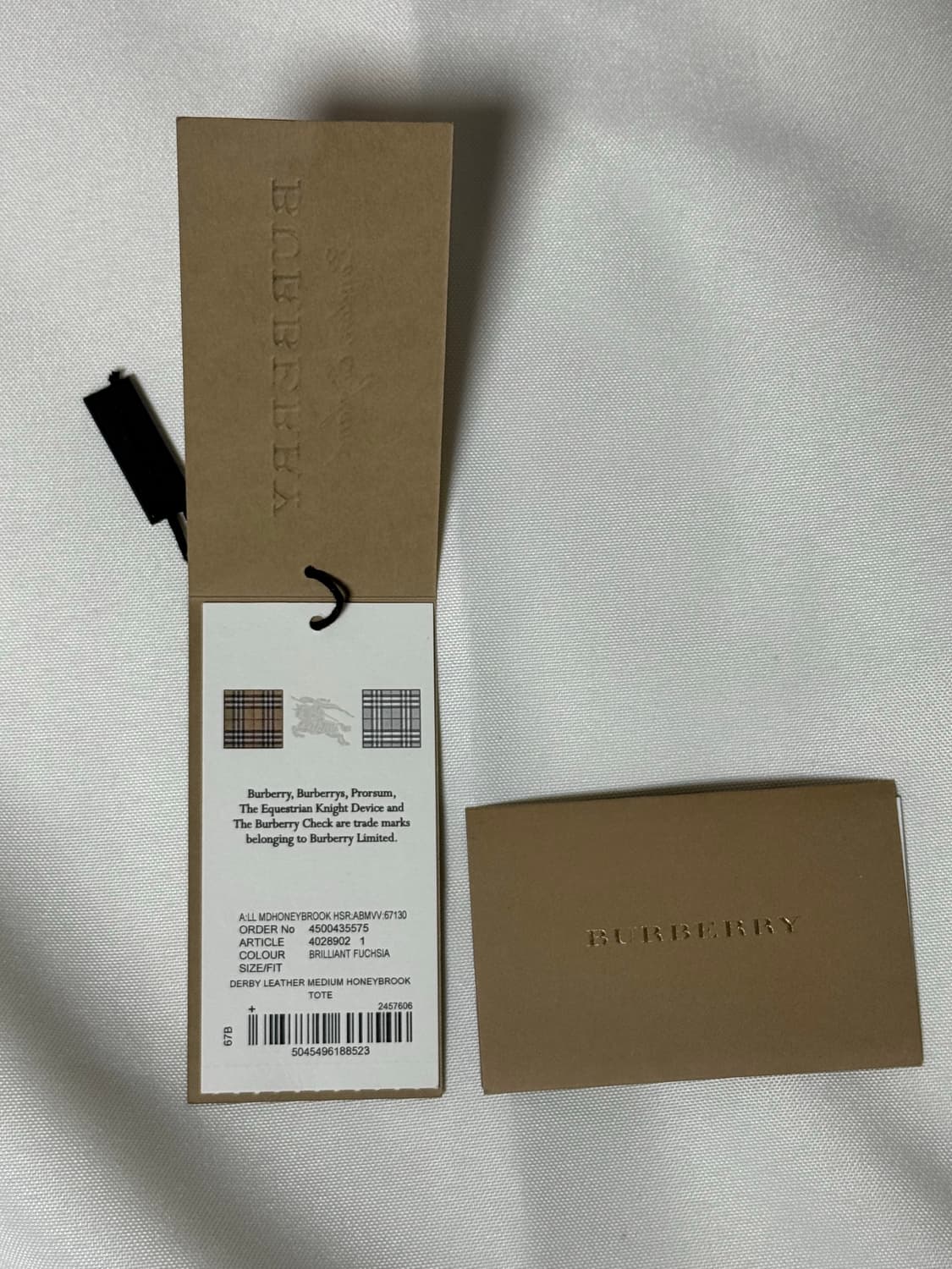 버버리 허니브룩 미디움 토트백 상품이미지5