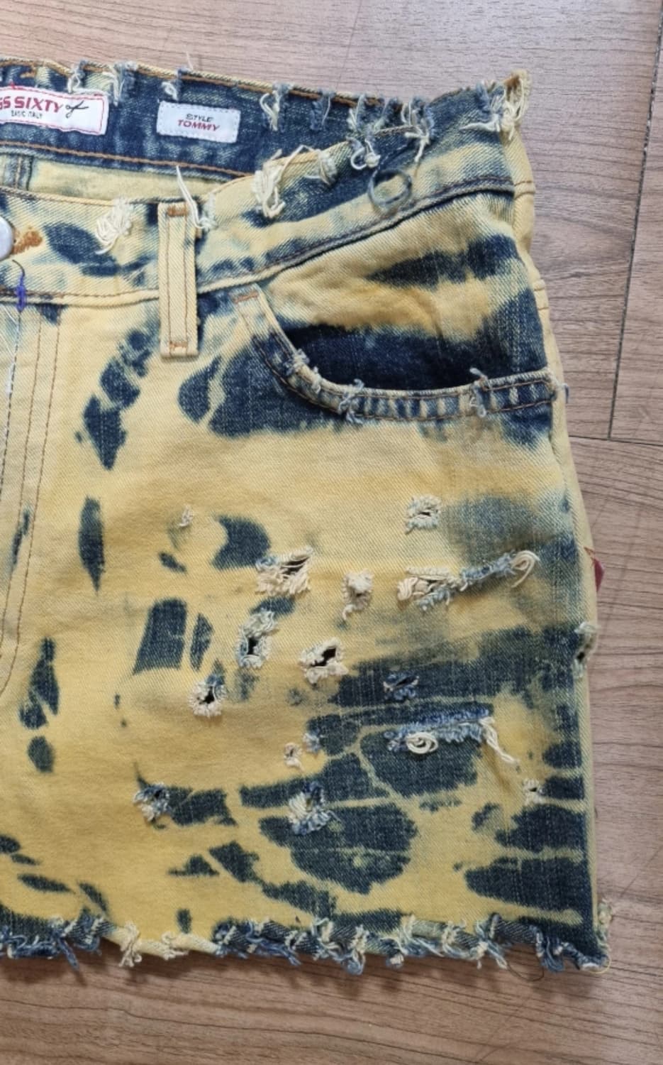 MISS SIXTY 미스식스티 데님 숏팬츠 빈티지 패치워크 상품이미지6