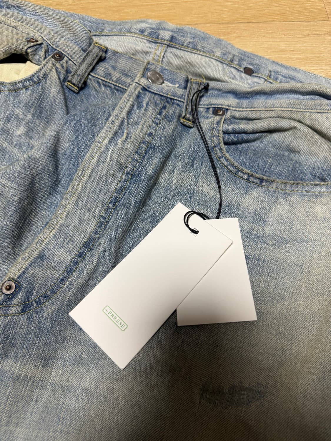 아프레쎄 25ss No.37 블리치 데님 30x30 상품이미지6