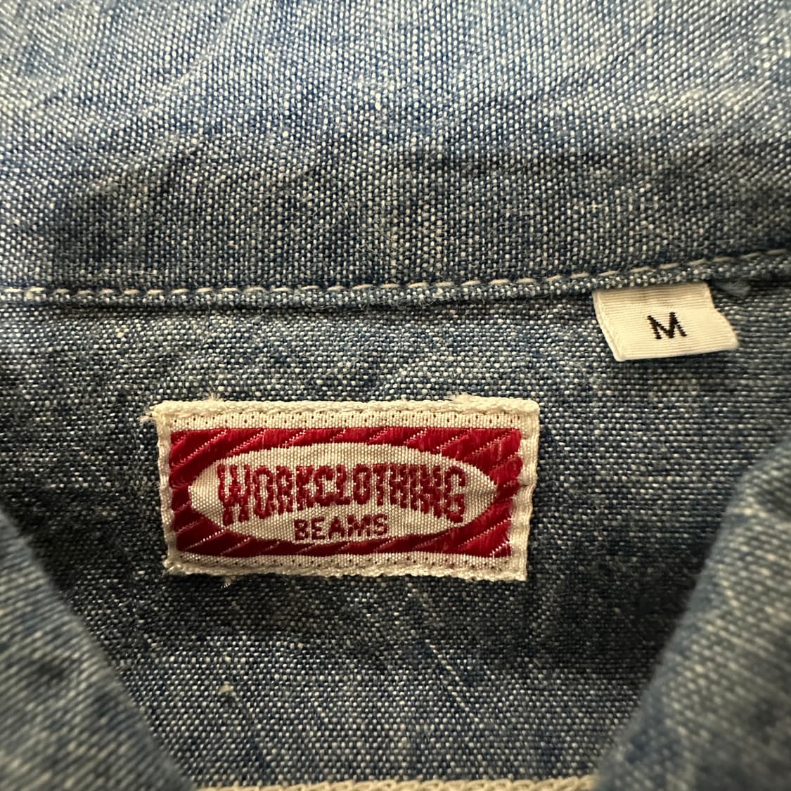 BEAMS japan made chambray work shirt 상품이미지3