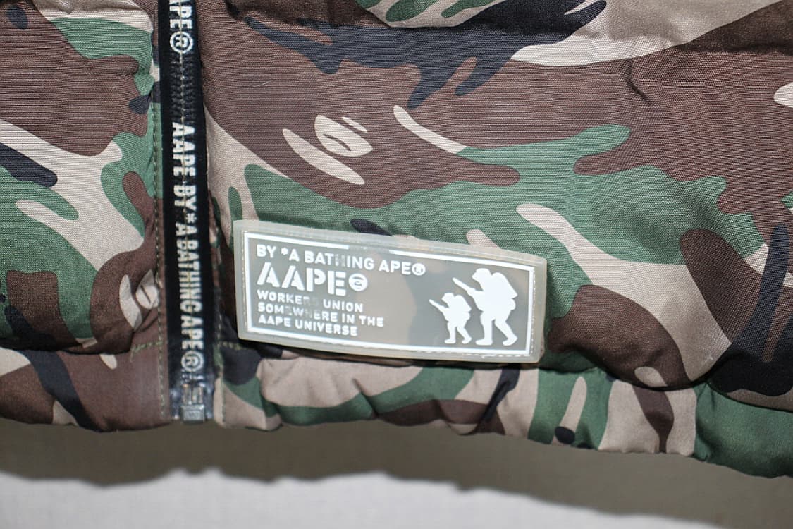 Aafe 베이프에이프 카모플라쥬 패딩(XL) 상품이미지8
