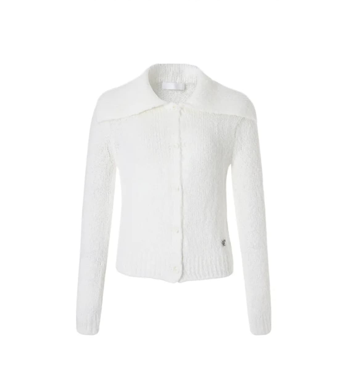 낫유어로즈 세일러카라 화이트 니트 가디건 상품이미지3