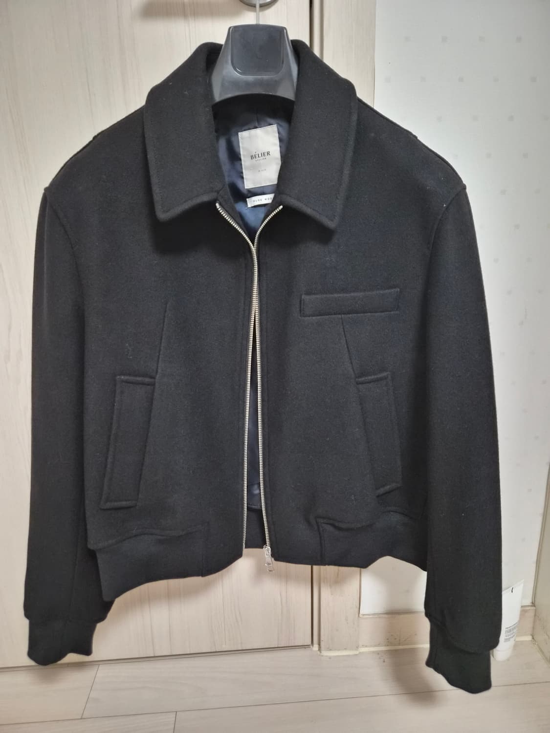 벨리에 시티 트립 블루종 블랙 M 상품이미지3