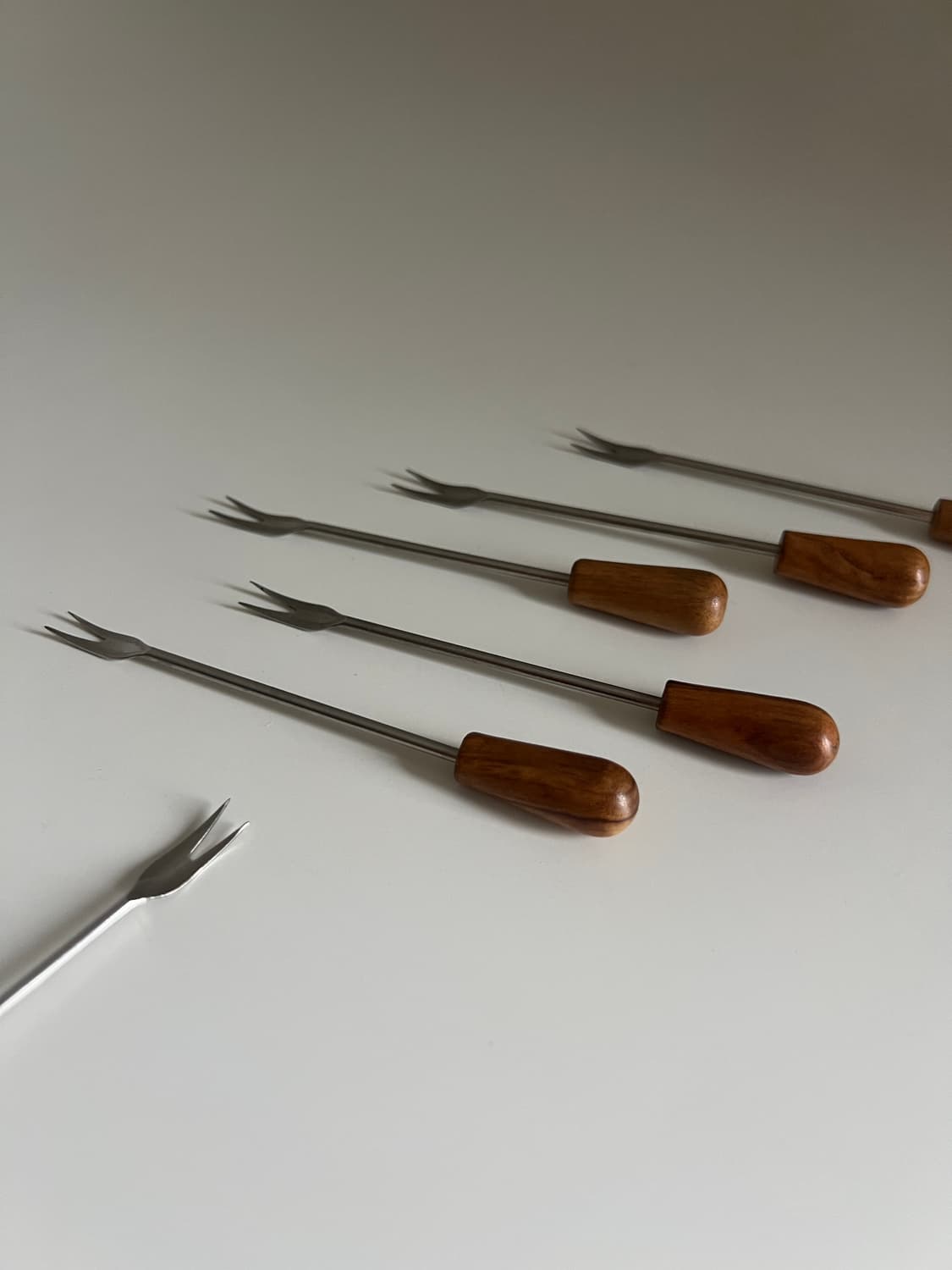 빈티지 우든 포크세트 6pcs 상품이미지5