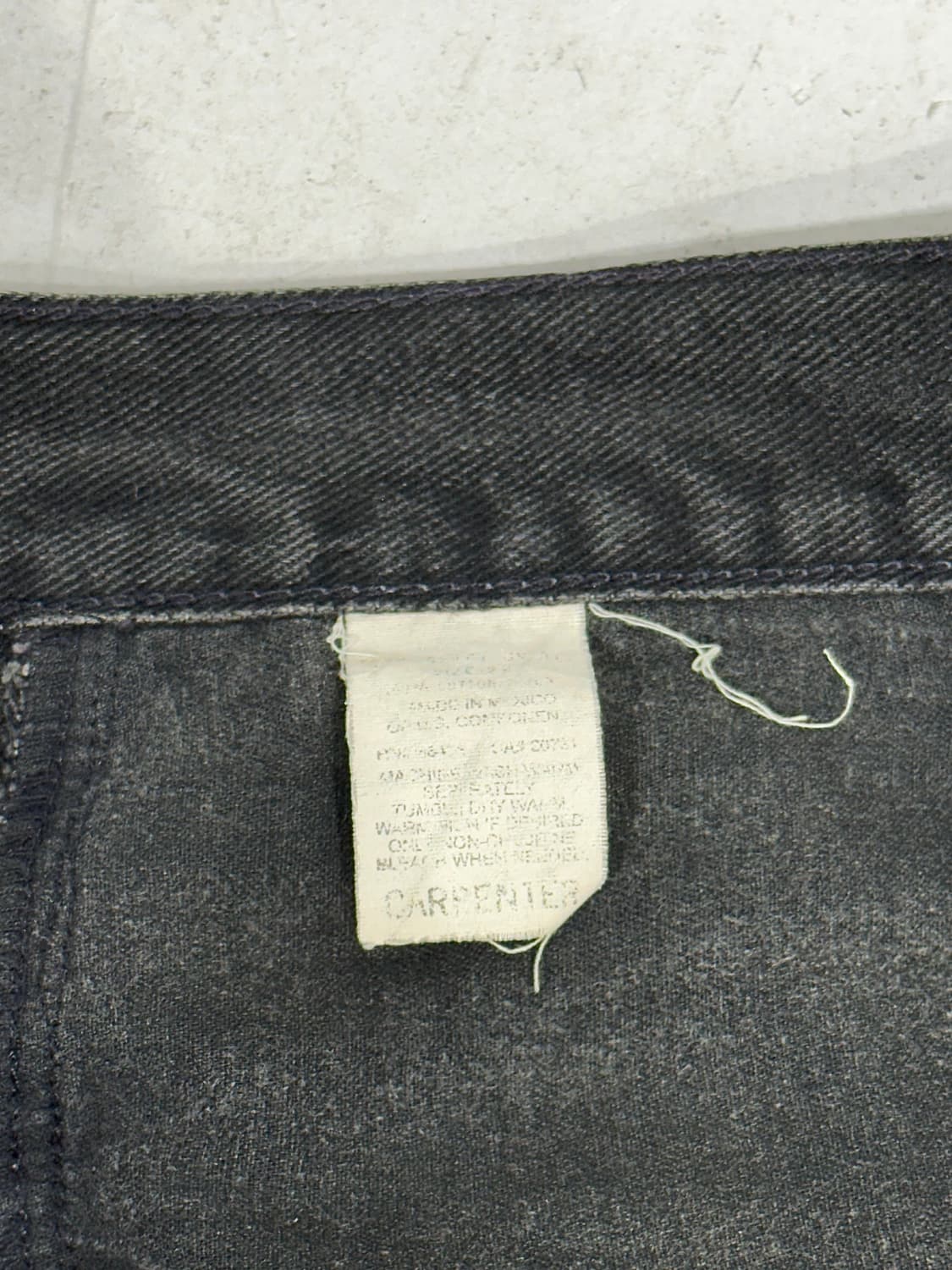 00s 타미 힐피거 카펜터 흑청 버뮤다 팬츠 반바지  상품이미지7