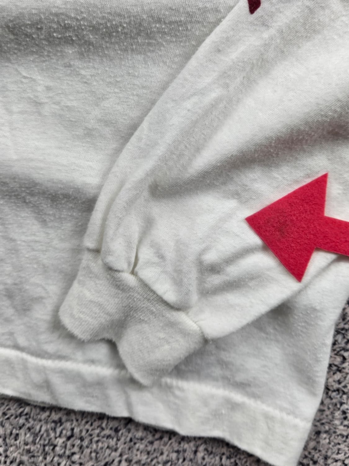 80's VINTAGE 치어리딩 싱글스티치 롱슬리브 (M추정)/11560 상품이미지5