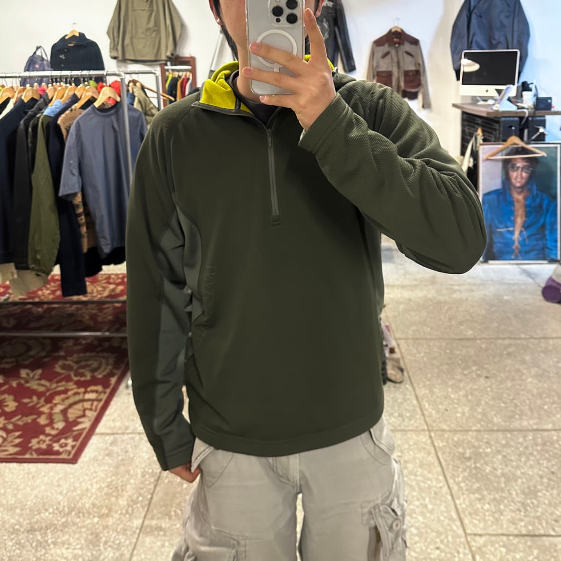 마무트 퍼포먼스 하프집 후드 상품이미지2