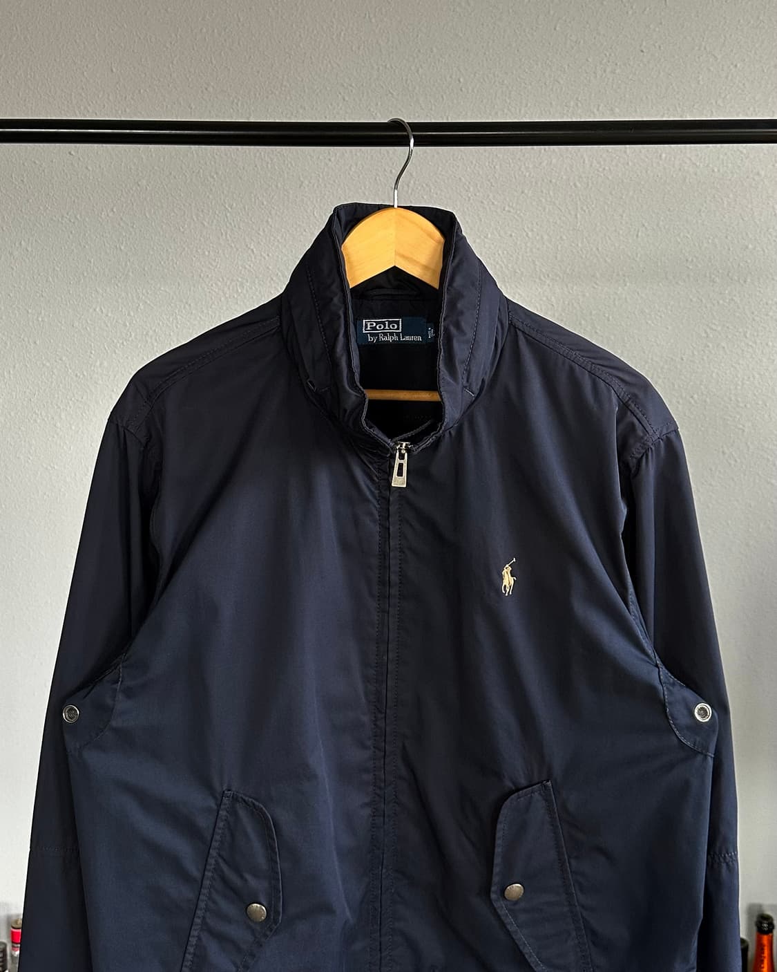 [M-L]폴로 랄프로렌 바라쿠다 폴리쉘 페리 바람막이 자켓 네이비 상품이미지2