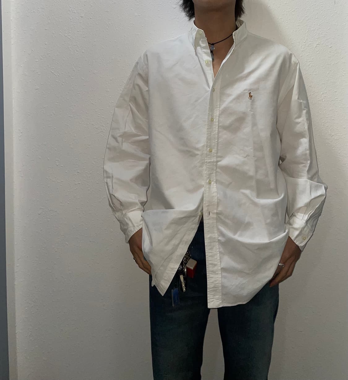 폴로랄프로렌 브라운포니 화이트셔츠 상품이미지1