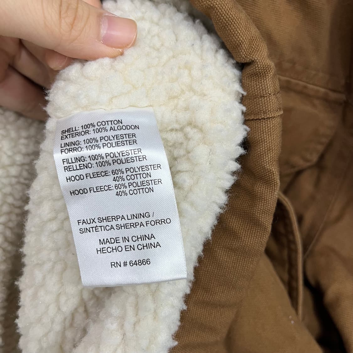 리 브라운 워크 셔츠 후드 자켓 상품이미지4