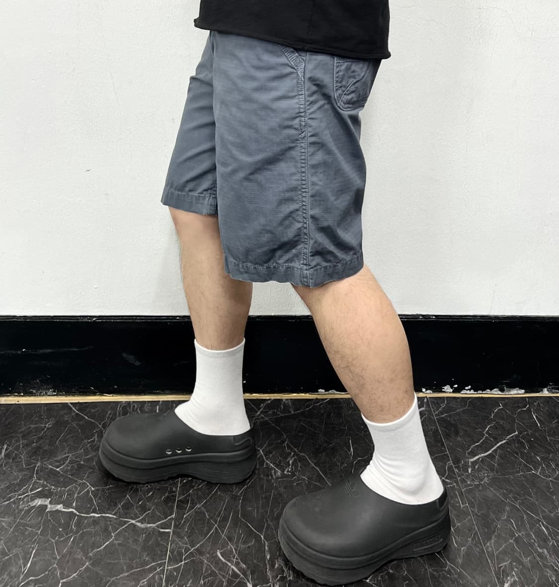 칼하트 릴렉스드 핏 카고 포켓 하프 워크 팬츠 상품이미지1