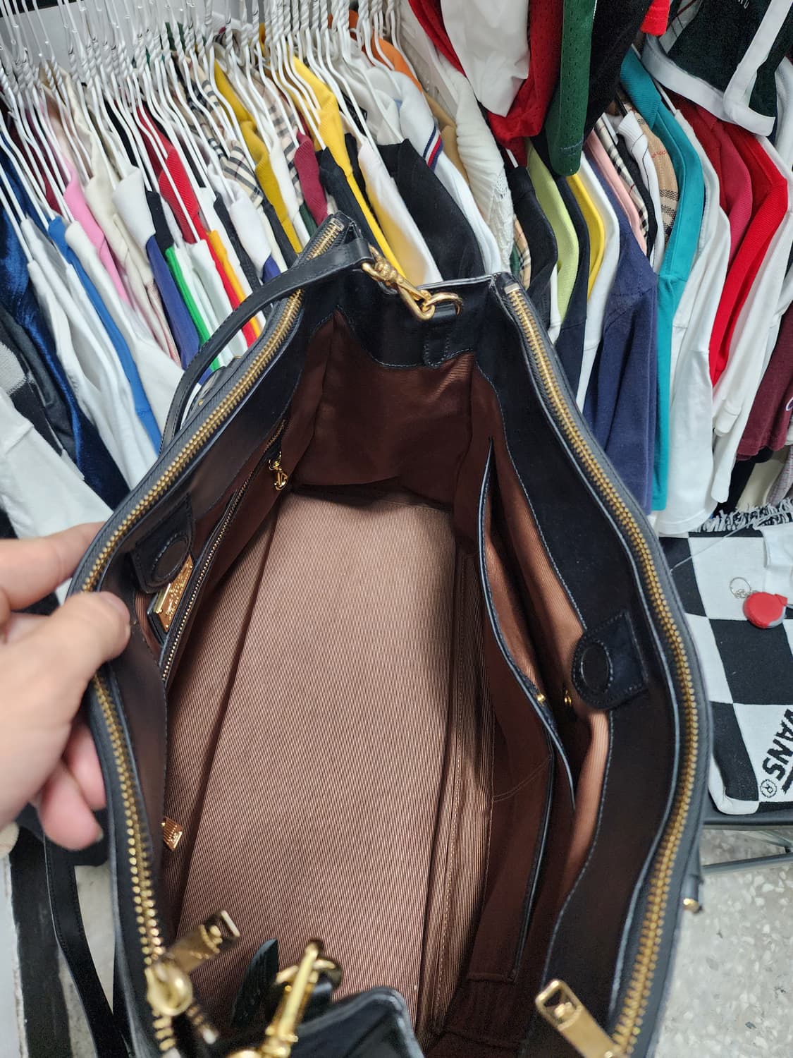 폴로 랄프로렌 클래식 가죽 숄더백 상품이미지7