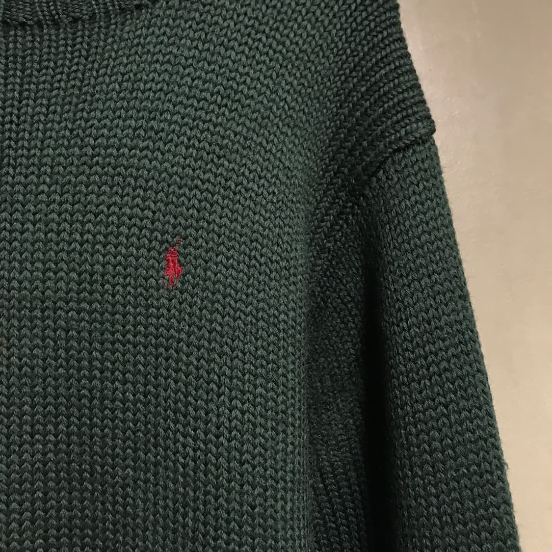 폴로 랄프로렌 그린 니트 M 상품이미지4