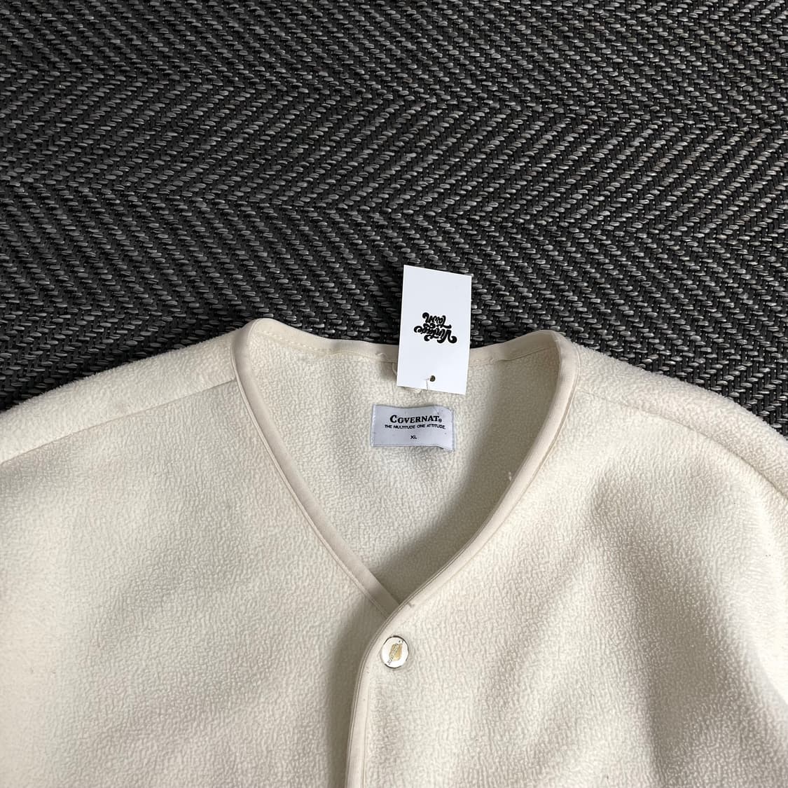 커버낫 미니멀 후리스 가디건o 3178 상품이미지4