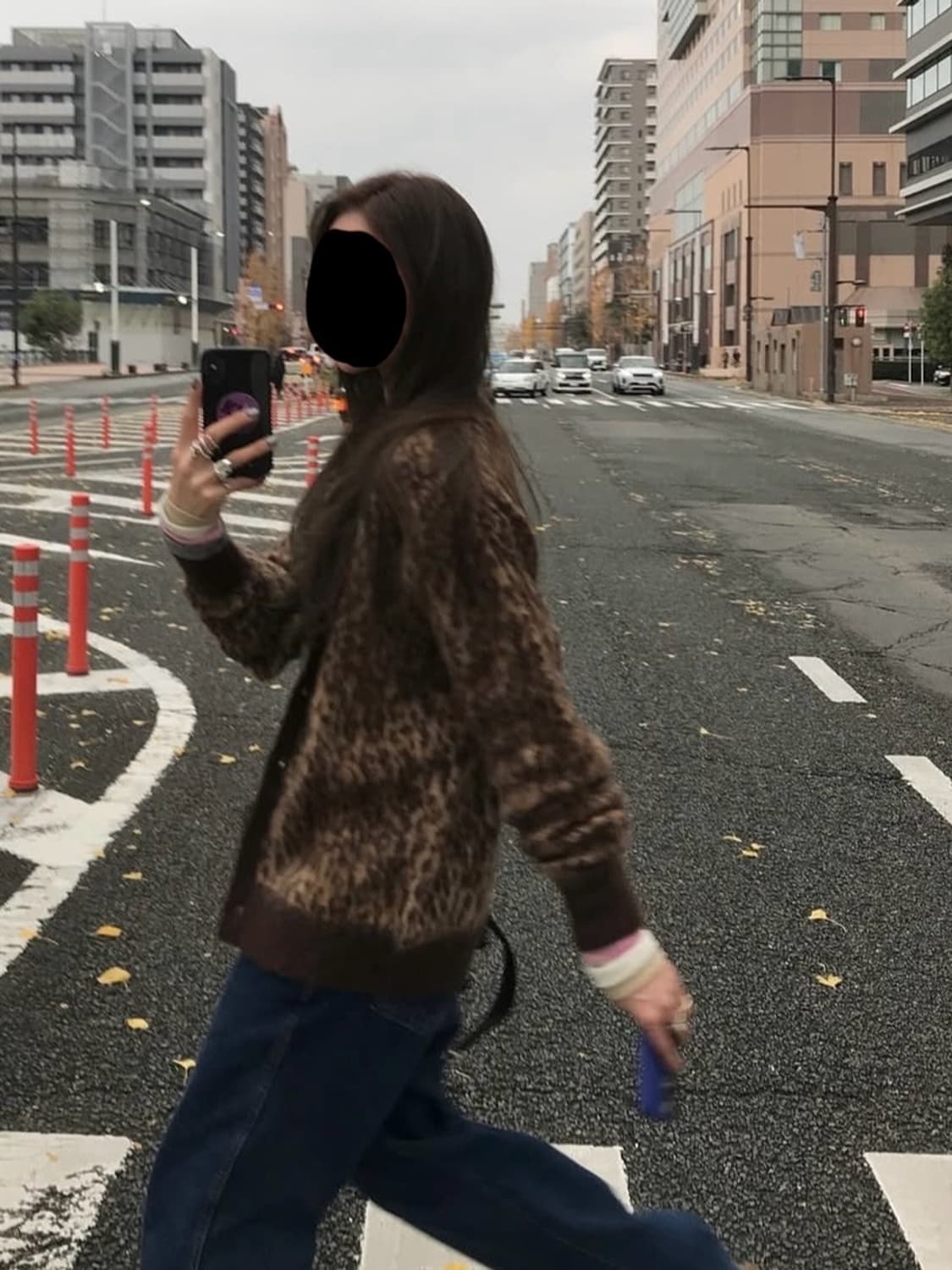 에즈이프캘리 애즈이프캘리 레오파드 가디건 상품이미지2