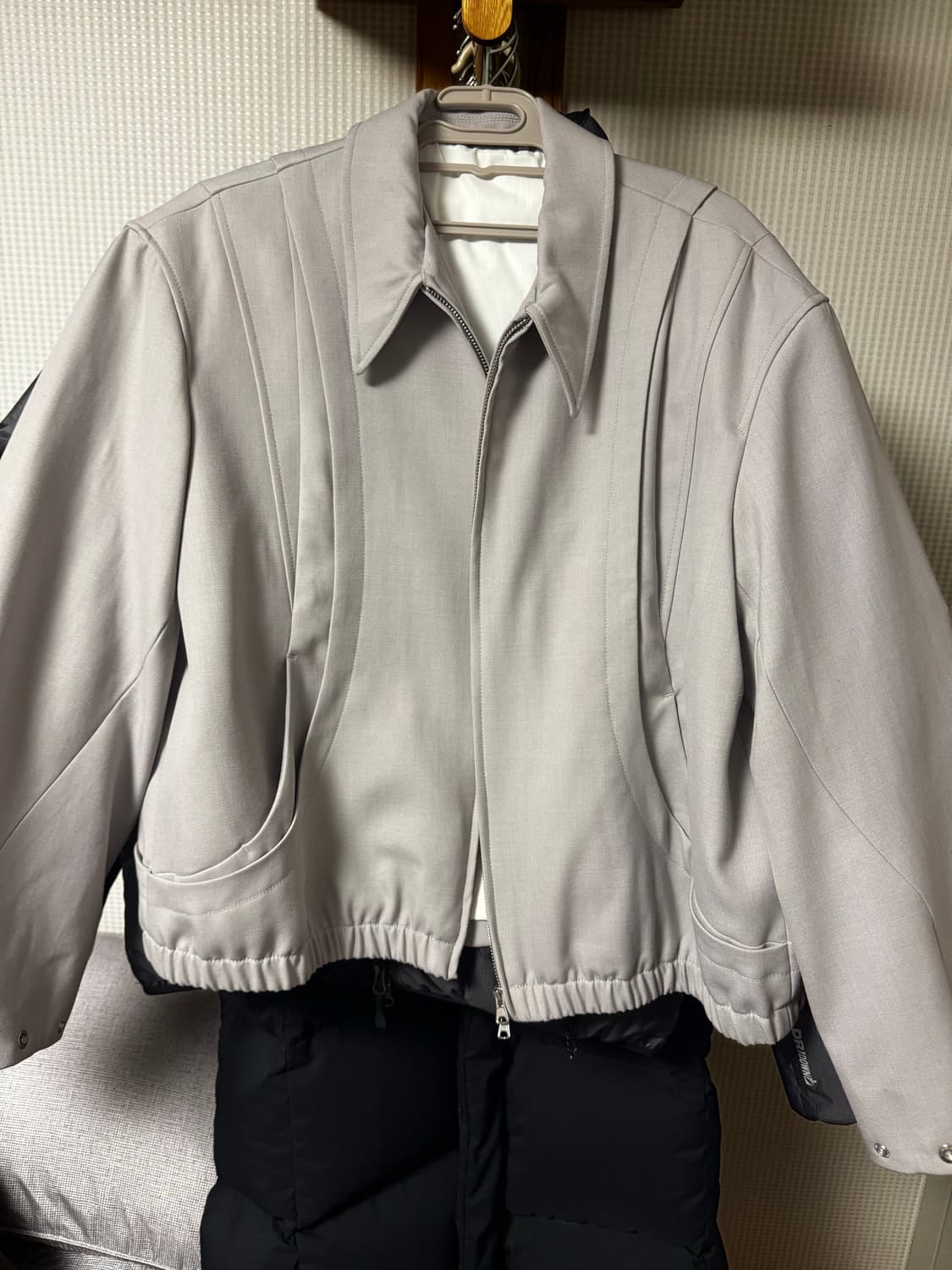 쿠어 울 블루종 (모카그레이) M사이즈 상품이미지1