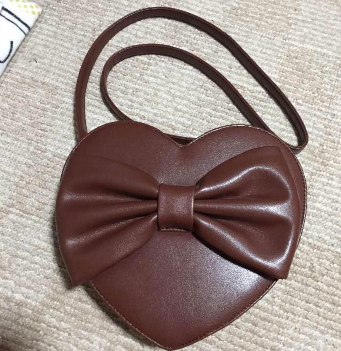 라떼갸루 하트 왕리본 숄더백 리즈리사 히메갸루 딸기초코 큐롯 아기일 상품이미지1
