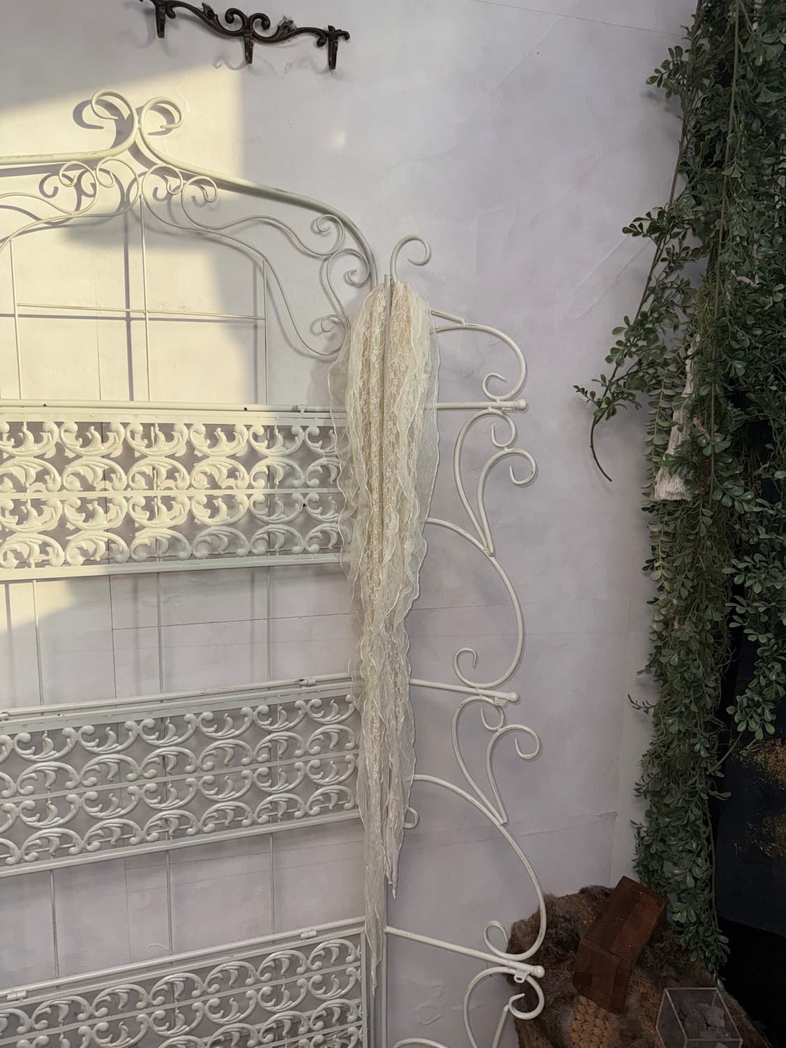 Ivory floral dot lace scarf 상품이미지3