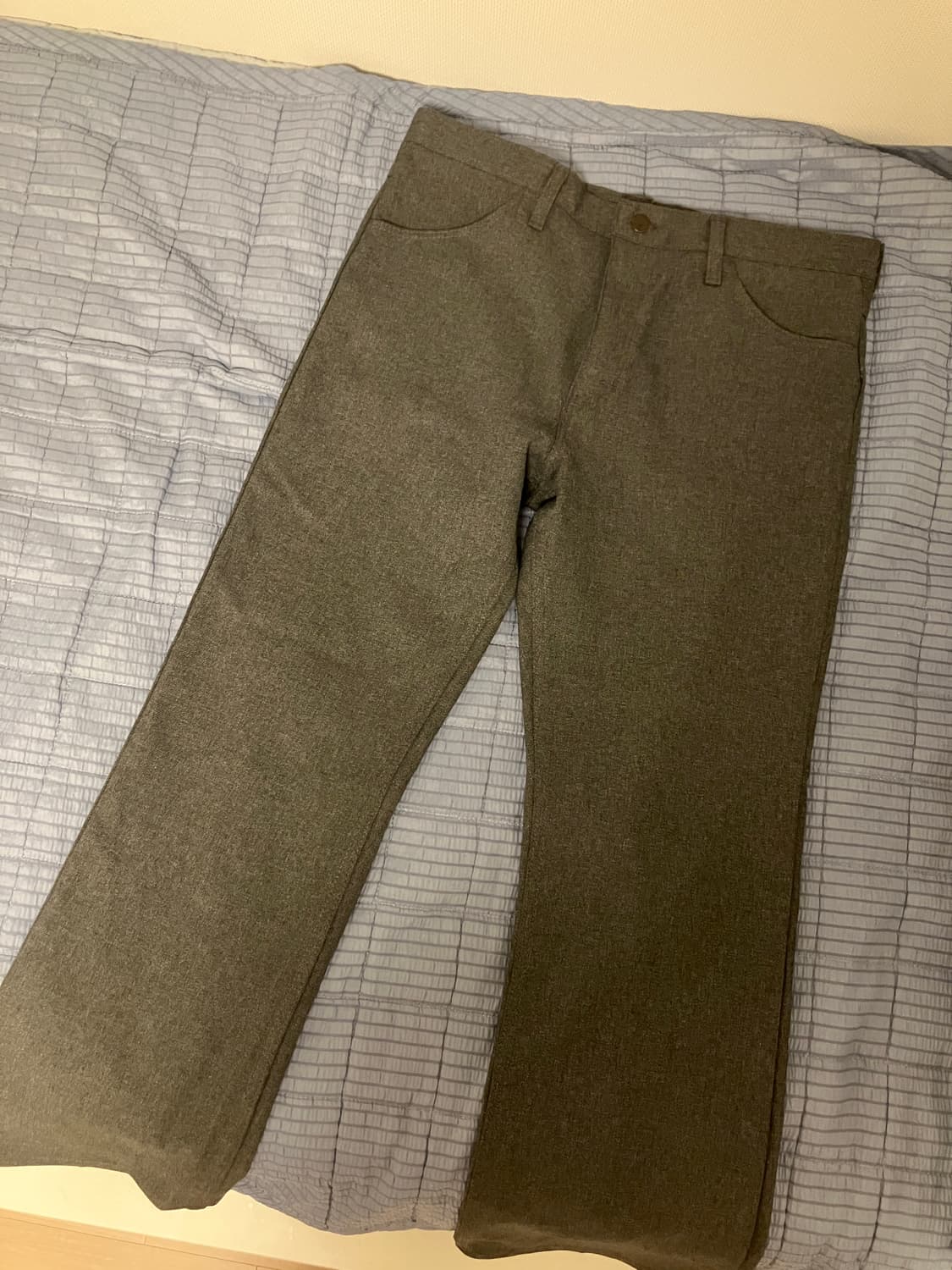 (36 X 30) 랭글러 메카닉 부츠컷 팬츠 그레이 36 상품이미지2