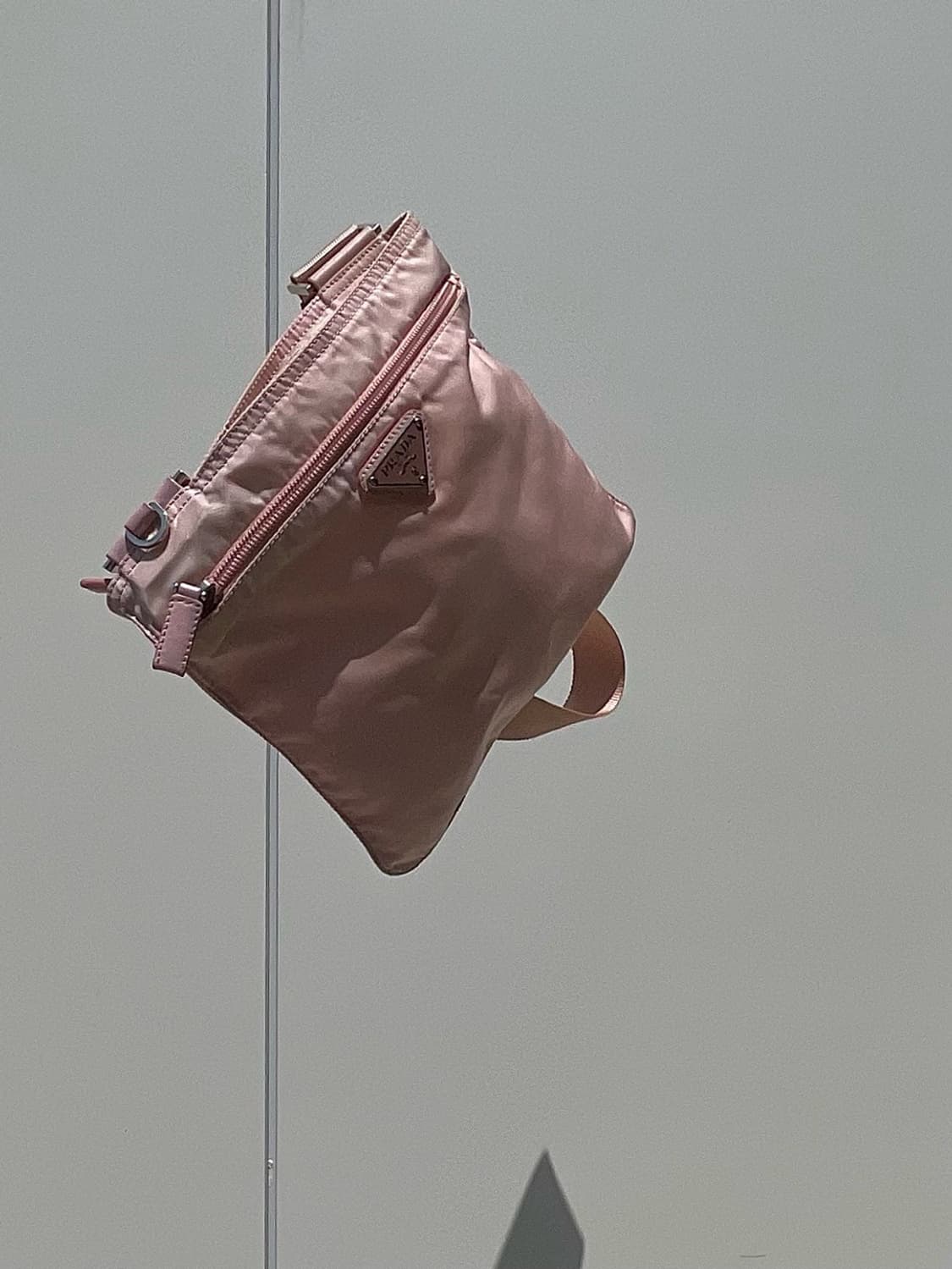 (빈티지) 프라다 베이비핑크 포코노 스퀘어 크로스백 상품이미지1