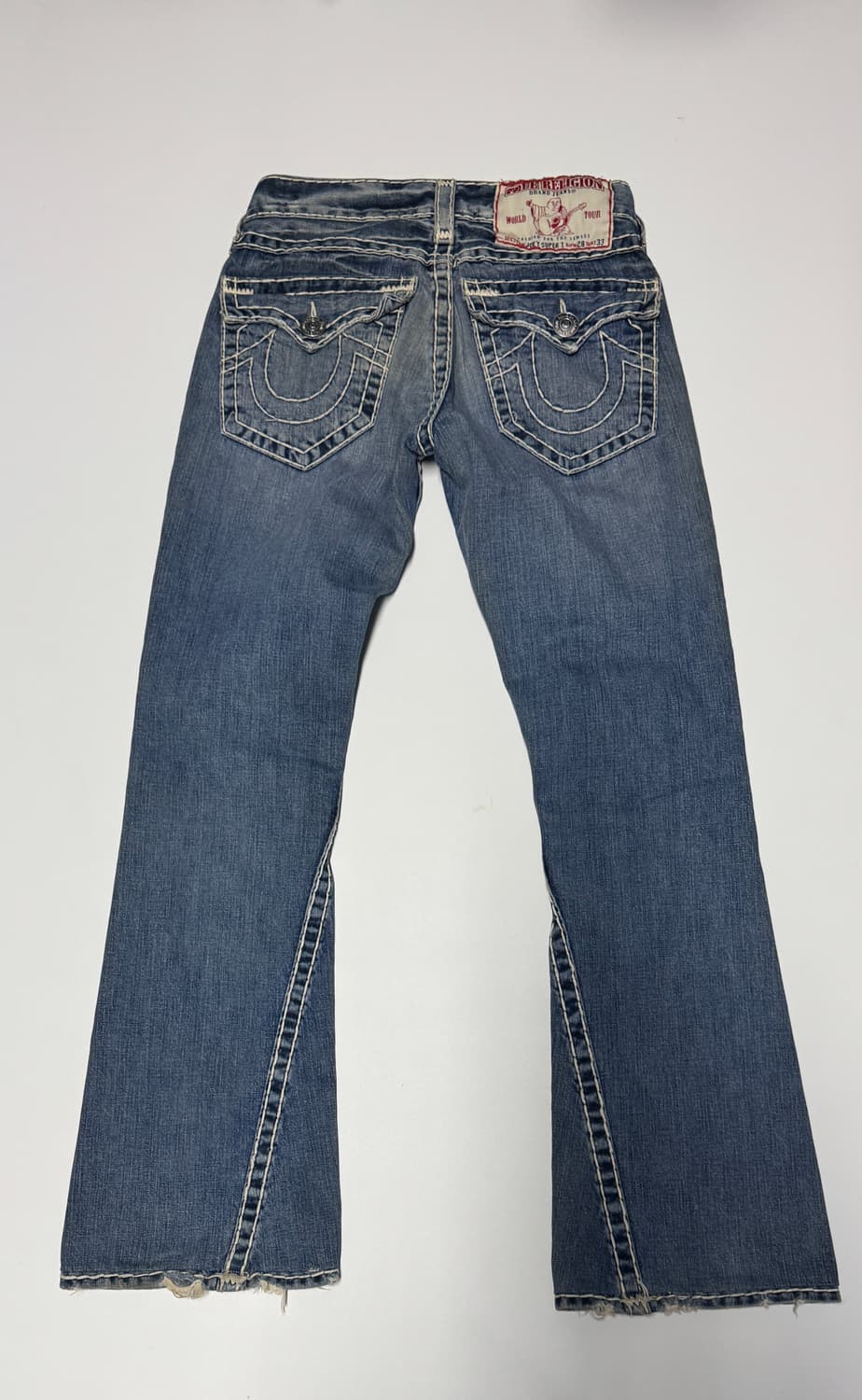 트루릴리전 조이 로우 라이즈 부츠컷 데님팬츠 32인치 상품이미지2