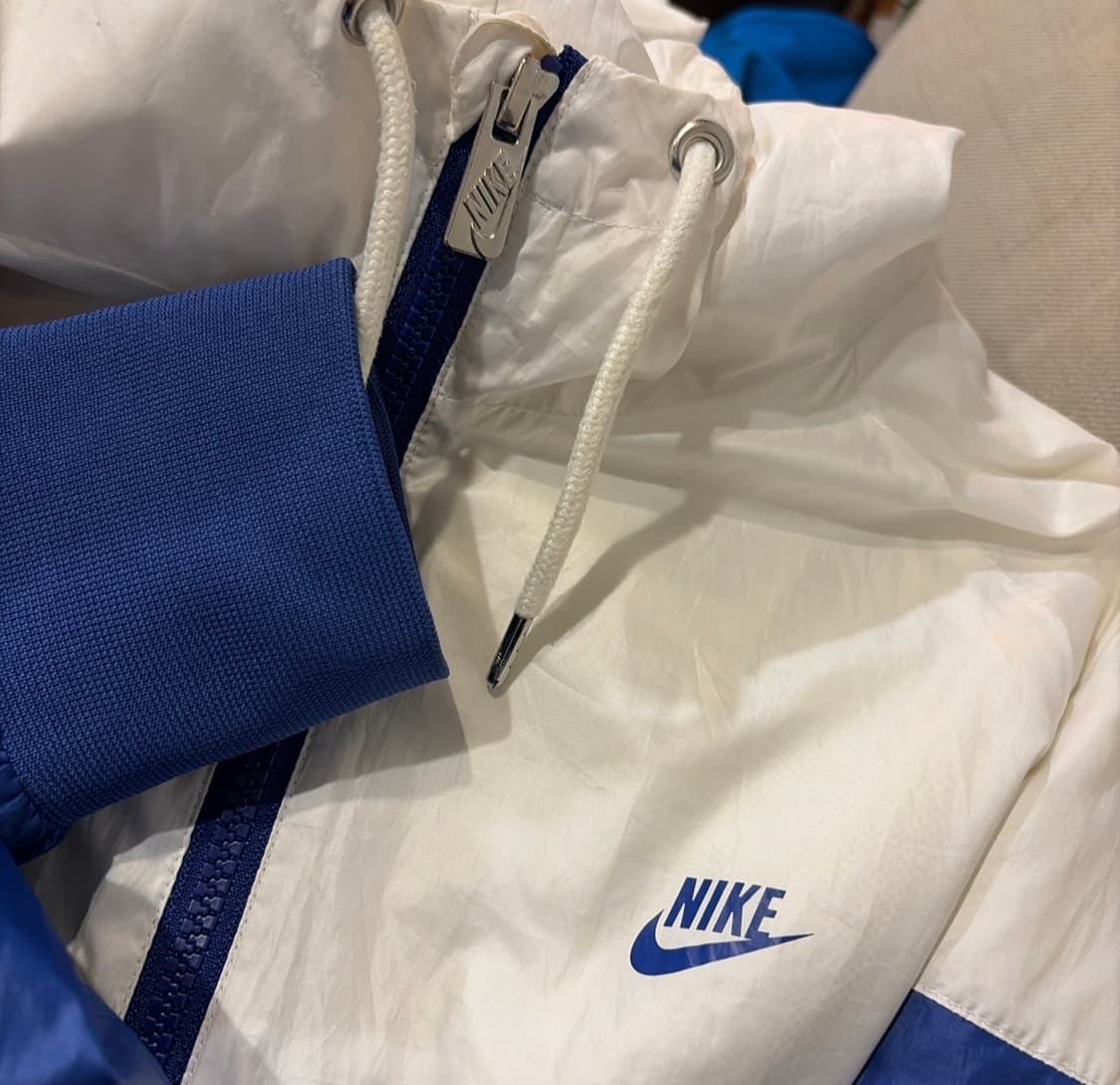 🤍나이키 윈드러너 블루 화이트 포카리 후드 바람막이🤍 상품이미지2