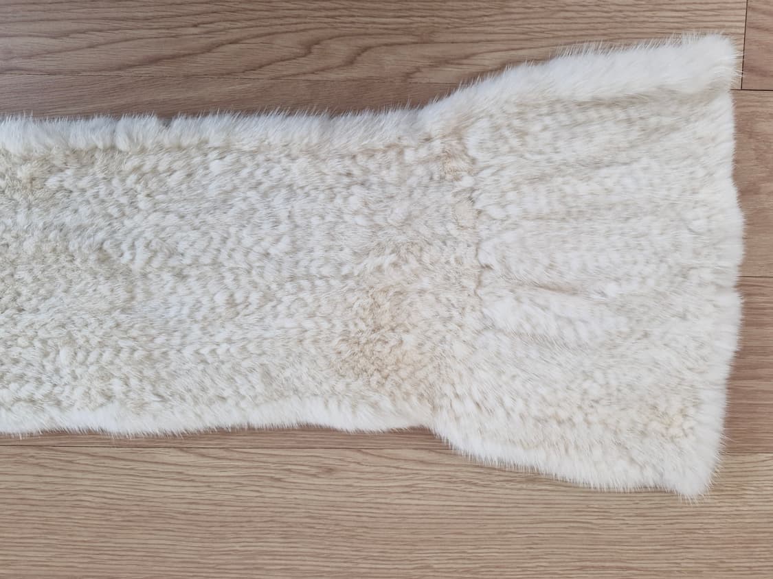 풀스킨 니팅 리얼 밍크 목도리 상품이미지4