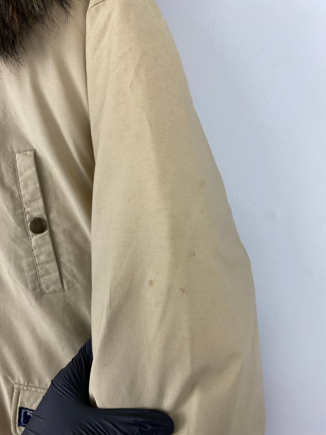 폴로 랄프로렌 스포츠 베이지 다운 패딩 푸퍼 자켓 상품이미지5