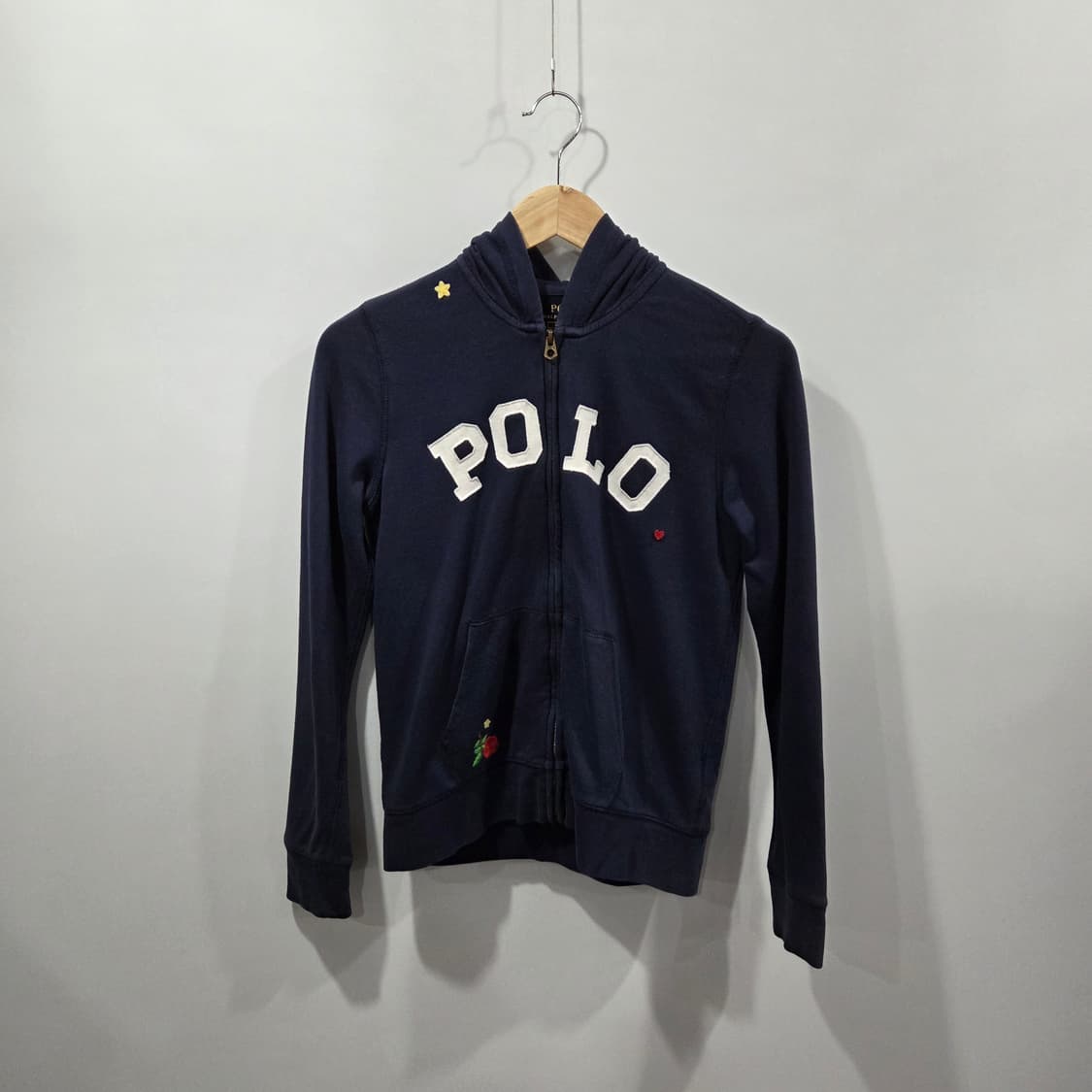 폴로랄프로렌 걸즈 스펠로고 후드집업 XL/16 상품이미지1