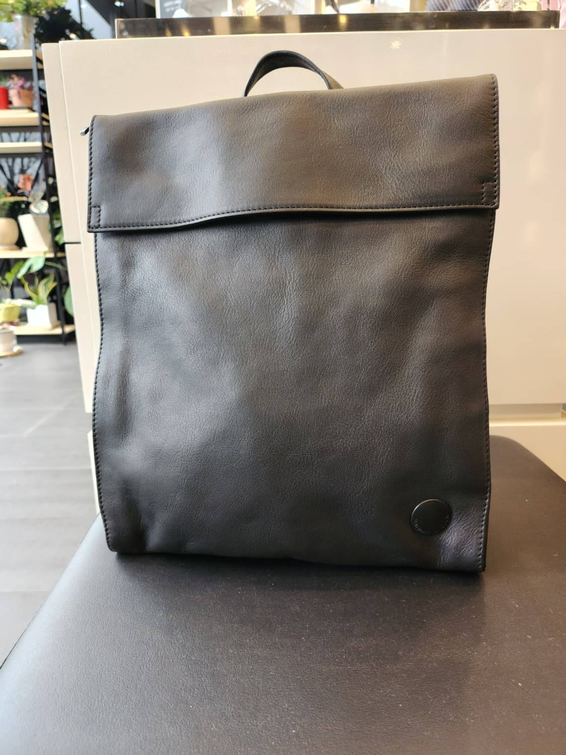 만다리나덕 플락플랩 가죽백팩(새상품급) 상품이미지1