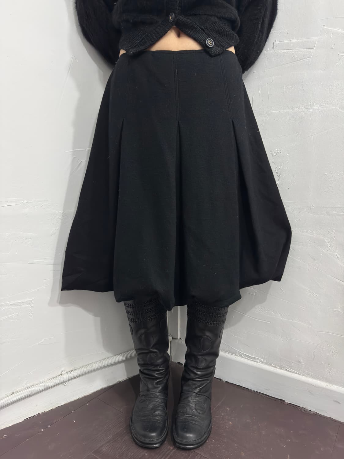 talbots puff wool midi skirt 상품이미지4