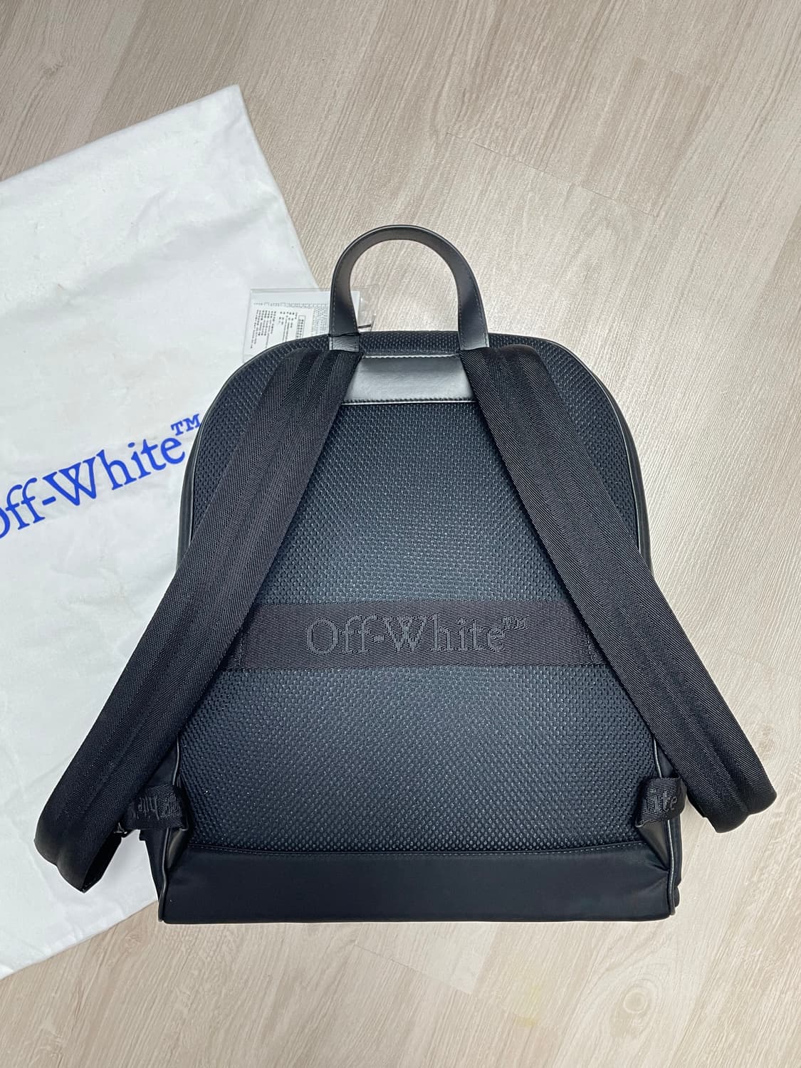 새상품 명품 오프화이트 백팩 가방 상품이미지9